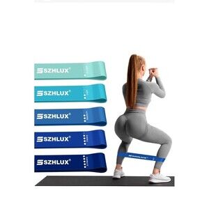 Resistance Bands Set with Instruction Guide and Carry Bag, Versatile for Body Sc
